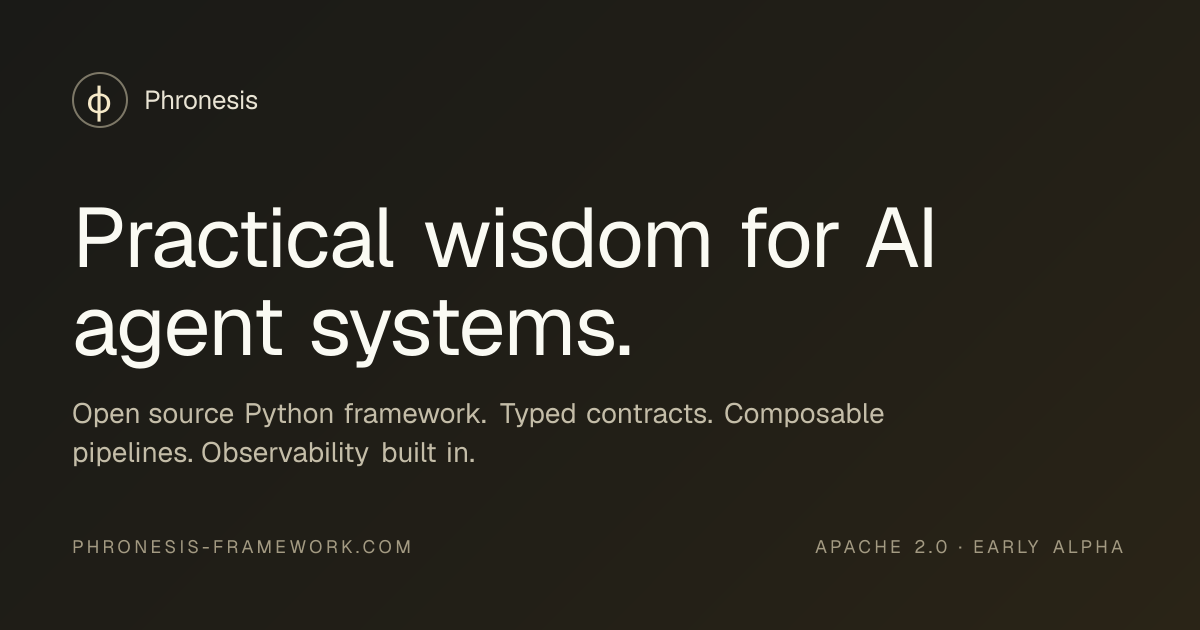 Phronesis - Practical wisdom for AI agent systems